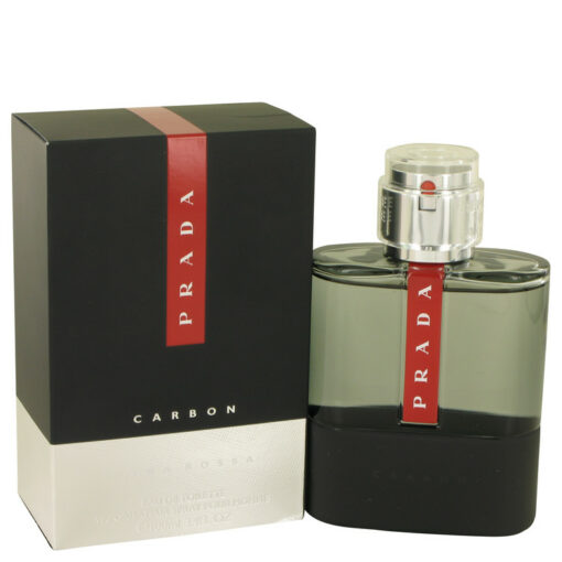 Prada Luna Rossa Carbon by Prada Eau De Toilette Spray for Men