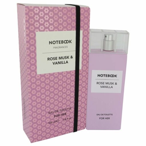 Notebook Rose Musk & Vanilla by Selectiva SPA Eau De Toilette Spray 3.4 oz for Women