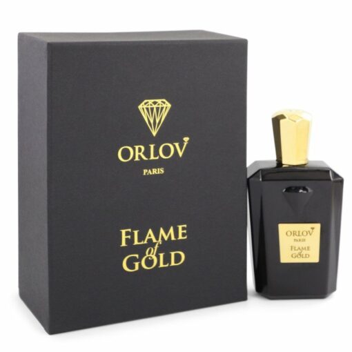 Flame of Gold by Orlov Paris Eau De Parfum Spray (Unisex) 2.5 oz for Women