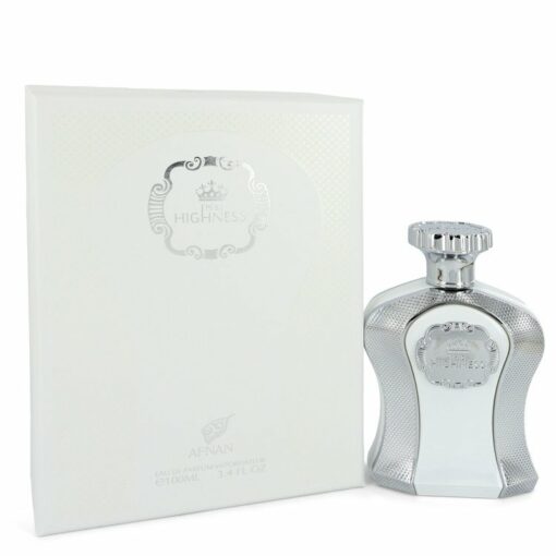 His Highness White by Afnan Eau De Parfum Spray 3.4 oz for Men