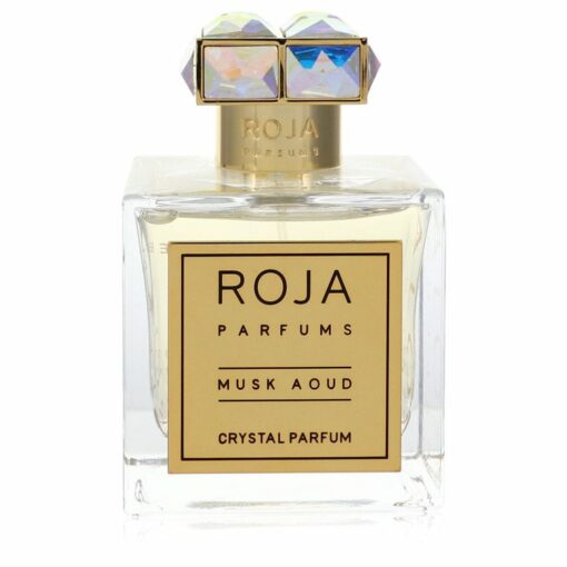 Roja Musk Aoud Crystal by Roja Parfums Extrait De Parfum Spray (Unisex )unboxed 3.4 oz for Women