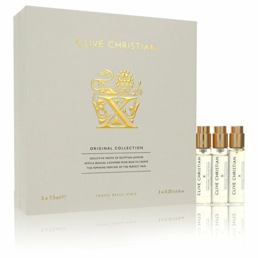 Clive Christian X by Clive Christian Gift Set -- 3 x 0.25 Travel Refill Vials for Women