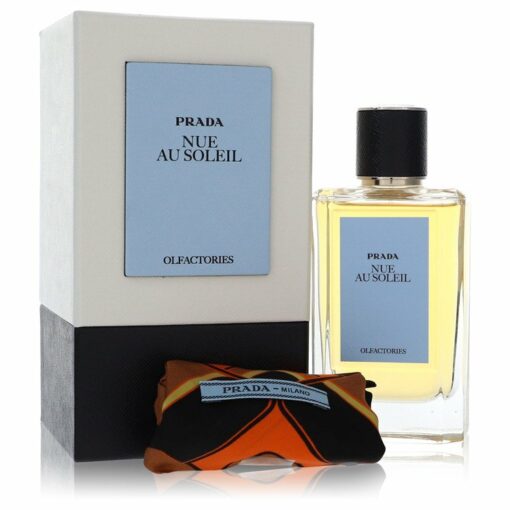 Prada Olfactories Nue Au Soleil by Prada Eau De Parfum Spray with Free Gift Pouch 3.4 oz 3.4 oz Eau De Parfum Spray + Gift Pouch for Men