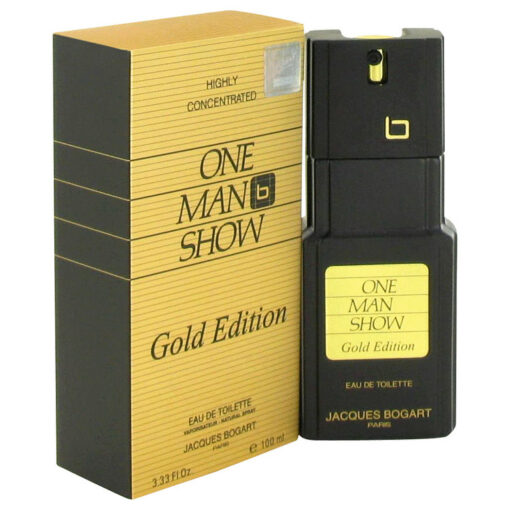 One Man Show Gold by Jacques Bogart Eau De Toilette Spray (unboxed) 3.3 oz for Men