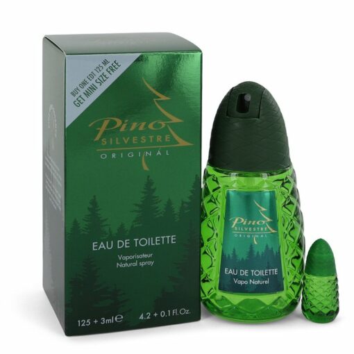 PINO SILVESTRE by Pino Silvestre Eau De Toilette Spray (New Packaging) with free .10 oz Travel size Mini 4.2 oz  for Men