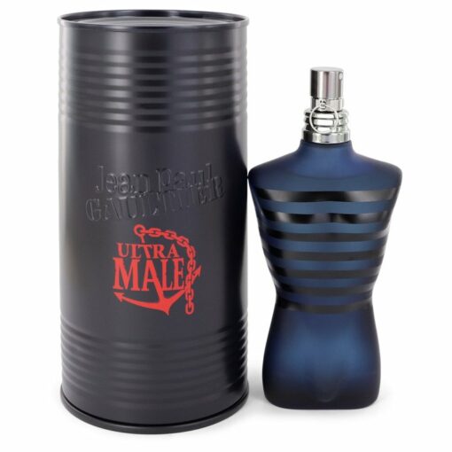 Jean Paul Gaultier Ultra Male by Jean Paul Gaultier Eau De Toilette Intense Spray (Unboxed) 2.5 oz for Men