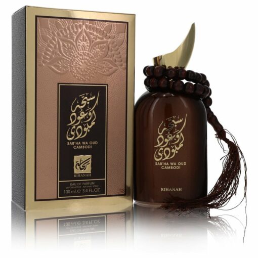 Sabha Wa Oud Cambodi by Rihanah Eau De Parfum Spray (Unisex )unboxed 3.4 oz for Men