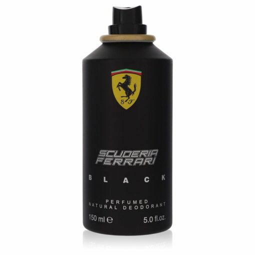 Ferrari Scuderia Black by Ferrari Deodorant Spray 5 oz for Men