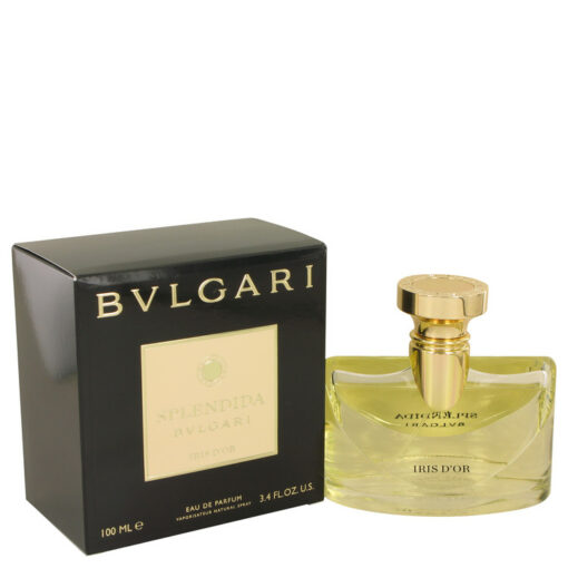 Bvlgari Splendida Iris D'or by Bvlgari Gift Set -- 3.4 oz Eau De Parfum Spray + Silk Bandeau for Women