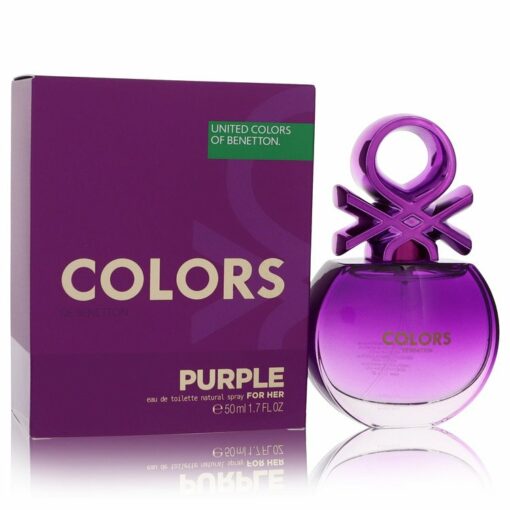 United Colors of Benetton Purple by Benetton Eau De Toilette Spray for Women