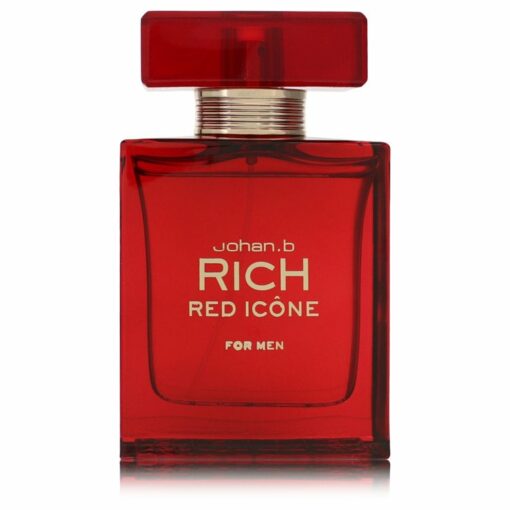 Johan B Rich Red Icone by Johan B Eau De Toilette Spray (unboxed) 3 oz for Men