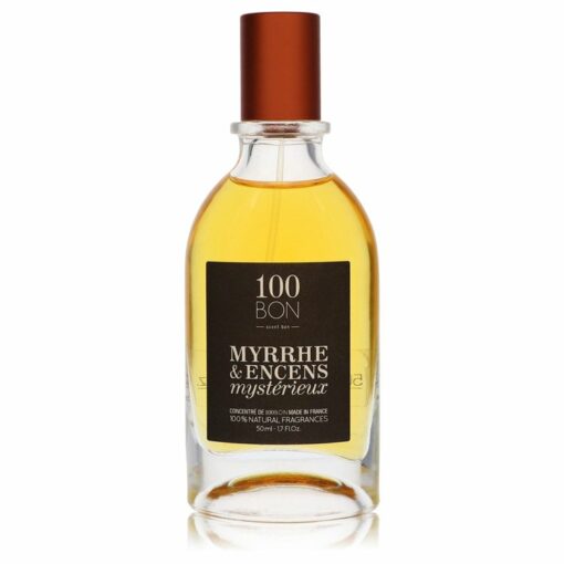 100 Bon Myrrhe & Encens Mysterieux by 100 Bon Concentree De Parfum Spray (Unisex Refillable unboxed) 1.7 oz for Men