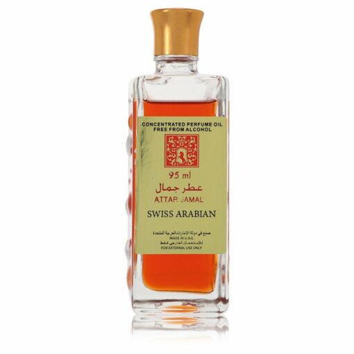 Attar Jamal by Swiss Arabian Concentrated Perfume Oil Free From Alcohol (Unisex unboxed) 3.2 oz for Women