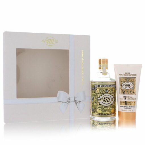 4711 Floral Collection Jasmine by 4711 Gift Set (Unisex) -- 3.4 oz Cologne Spray + 1.7 oz Shower Gel for Men