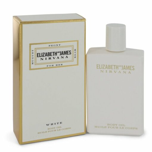 Nirvana White by Elizabeth and James Body Oil 3.4 oz for Women