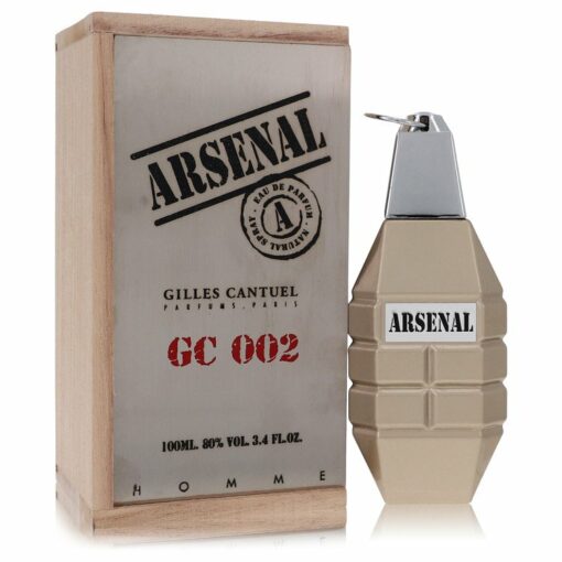 Arsenal GC 002 by Gilles Cantuel Eau De Parfum Spray 3.4 oz for Men