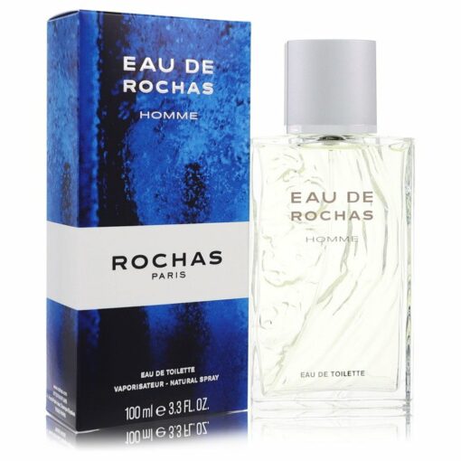 EAU DE ROCHAS by Rochas Gift Set -- 3.4 oz Eau De Toilette Spray + 1.7 oz Eau De Toilette Spray for Men