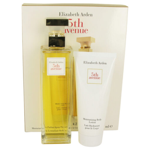 5Th Avenue by Elizabeth Arden Gift Set -- 4.2 oz Eau De Parfum Spray + 3.3 oz Body Lotion for Women