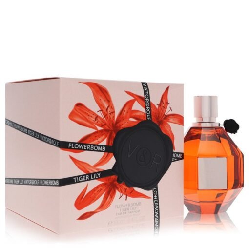 Flowerbomb Tiger Lily by Viktor & Rolf Eau De Parfum Spray 3.4 oz for Women