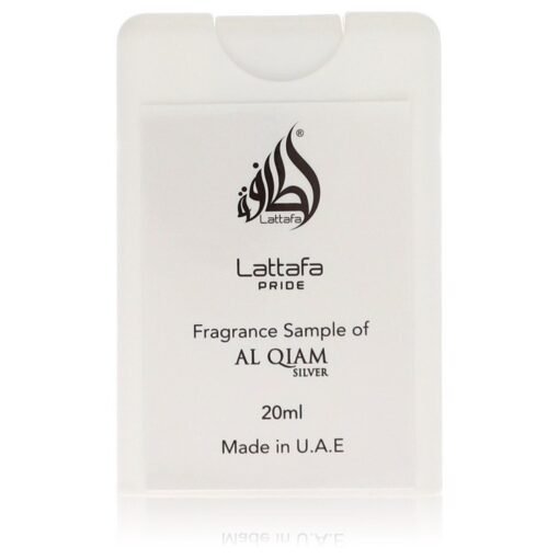 Lattafa Pride Al Qiam Silver by Lattafa Eau De Parfum Spray (Unisex Tester) .68 oz for Men