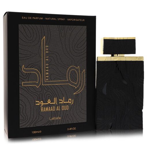 Lattafa Ramaad Al Oud by Lattafa Eau De Parfum Spray (Unisex) 3.4 oz for Men