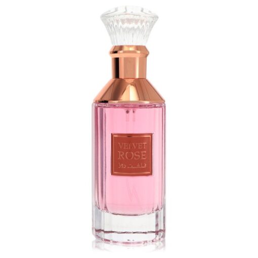 Lattafa Velvet Rose by Lattafa Eau De Parfum Spray (Unisex Unboxed) 3.4 oz for Women