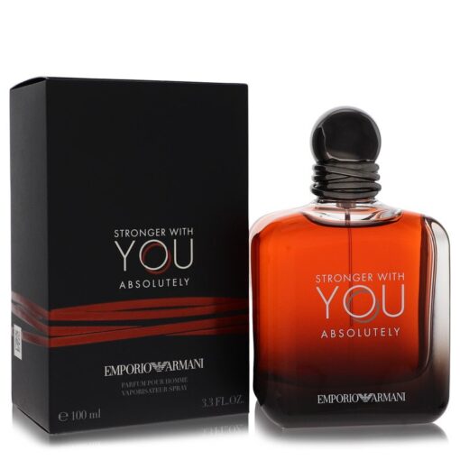 Stronger With You Absolutely by Giorgio Armani Eau De Parfum Spray (Unboxed) 3.3 oz for Men