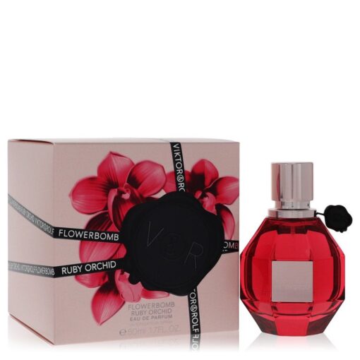 Flowerbomb Ruby Orchid by Viktor & Rolf Eau De Parfum Spray (Unboxed) 1.7 oz for Women