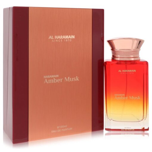 Al Haramain Amber Musk by Al Haramain Eau De Parfum Spray (Unisex Unboxed) 3.3 oz for Men