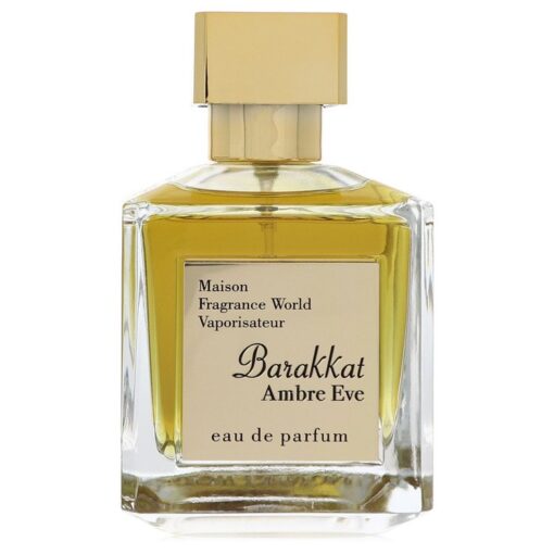 Maison Barakkat Ambre Eve by Fragrance World Eau De Parfum Spray (Unisex Unboxed) 3.4 oz for Women