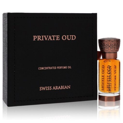 Swiss Arabian Private Oud by Swiss Arabian Concentrated Perfume Oil (Unisex Unboxed) .4 oz for Men