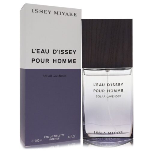 L'eau D'issey Pour Homme Solar Lavender by Issey Miyake Eau De Toilette Intense Spray 3.3 oz for Men