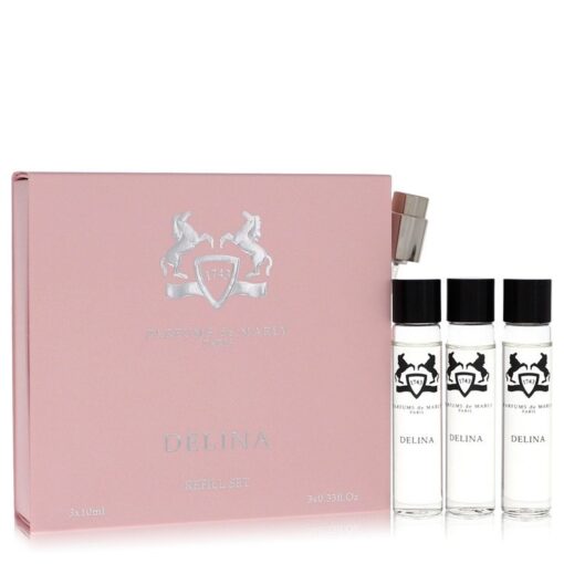 Delina by Parfums De Marly Three Eau De Parfum Spray Refills 3 x .34 oz for Women