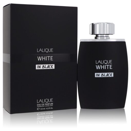 Lalique White In Black by Lalique Eau De Parfum Spray (Unboxed) 4.2 oz for Men