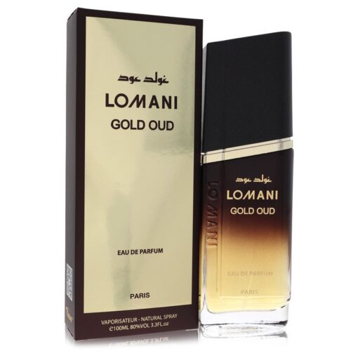 Lomani Gold Oud by Lomani Eau De Parfum Spray 3.3 oz for Men