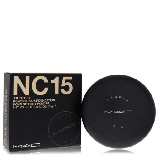 Mac Studio Fix Powder Plus Foundation by Mac NC15 fair beige with SPF15 Protection .52 oz for Women