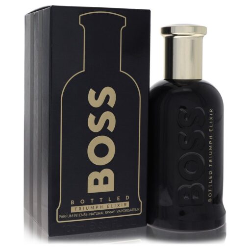 Boss Bottled Triumph Elixir by Hugo Boss Eau De Parfum Intense Spray 3.4 oz for Men