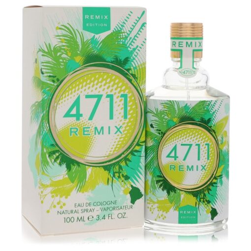 4711 Remix Green Oasis by 4711 Eau De Cologne Spray (Unisex) 3.4 oz for Men