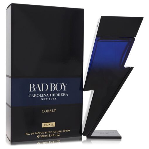 Bad Boy Cobalt Elixir by Carolina Herrera Eau De Parfum Spray 3.4 oz for Men