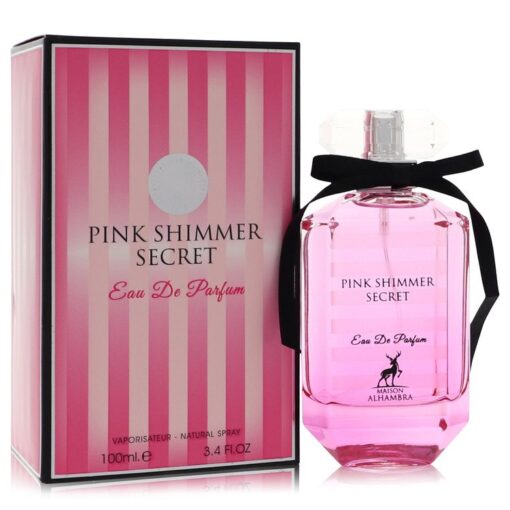 Pink Shimmer Secret by Maison Alhambra Eau De Parfum Spray (Unboxed) 3.4 oz for Women