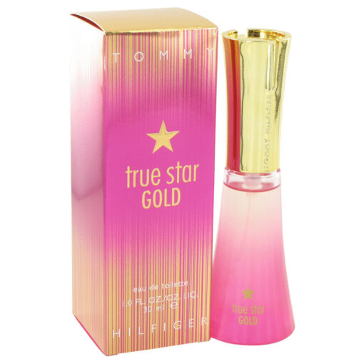 True Star Gold by Tommy Hilfiger Eau De Toilette Spray 1 oz for Women