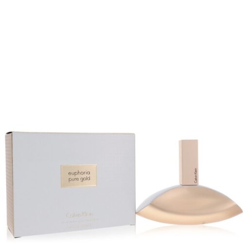 Euphoria Pure Gold by Calvin Klein Eau De Parfum Spray 3.4 oz for Women