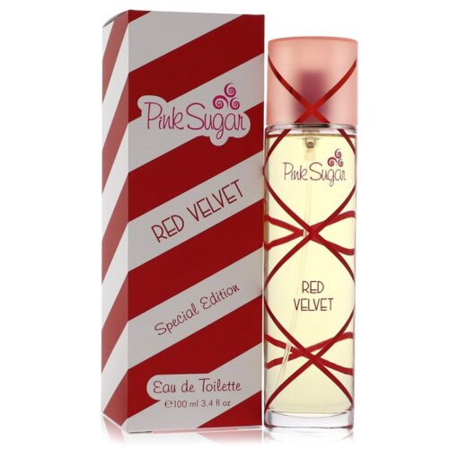 Pink Sugar Red Velvet by Aquolina Eau De Toilette Spray (Unboxed) 3.4 oz for Women