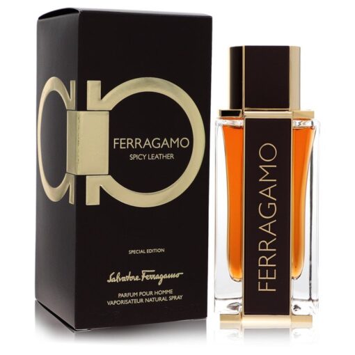 Salvatore Ferragamo Spicy Leather by Salvatore Ferragamo Eau De Parfum Spray 3.4 oz for Men