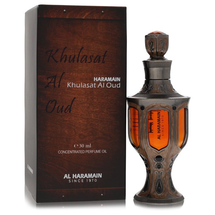 Al Haramain Khulasat Al Oud by Al Haramain Concentrated Perfume Oil 1.01 oz for Men