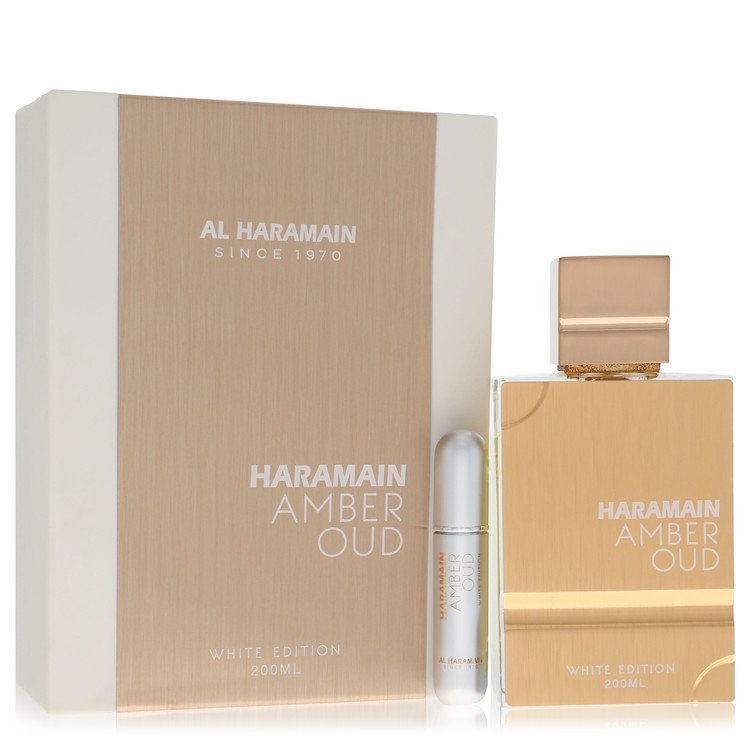 Al Haramain Amber Oud White Edition by Al Haramain Eau De Parfum Spray (Unisex) 6.7 oz for Men