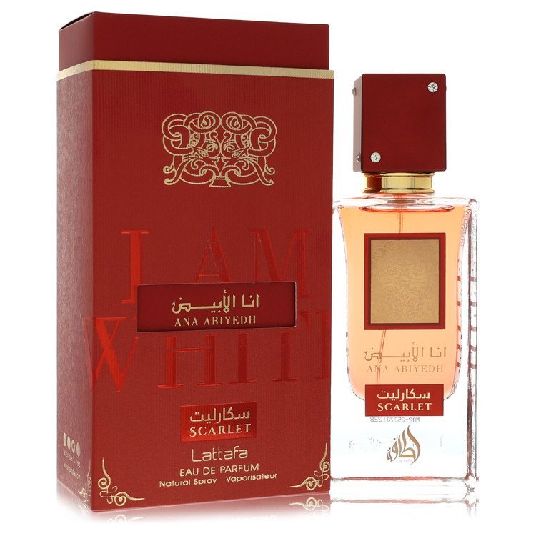 Ana Abiyedh I Am White Scarlet by Lattafa Eau De Parfum Spray (Unisex) 2.0 oz for Men