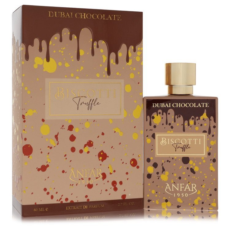 Anfar Biscotti Truffle Dubai Chocolate by Anfar Extrait De Parfum Spray 2.7 oz for Women