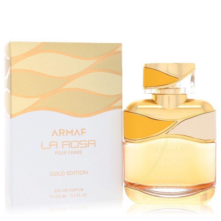 Armaf la Rosa Gold Edition by Armaf Eau De Parfum Spray 3.4 oz for Women