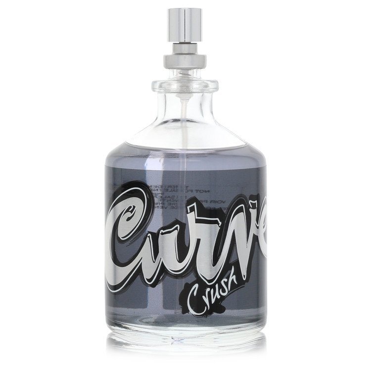 Curve Crush by Liz Claiborne tester spray bottle with purple liquid and bold logo for men